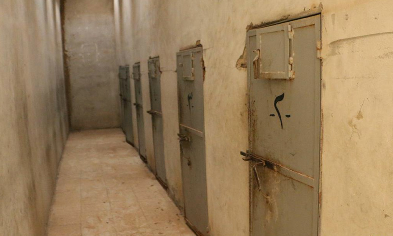 زنزانات سجن تدمر في ريف حمص (وكالة أعماق)