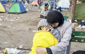 لاجئة سورية في بلغراد