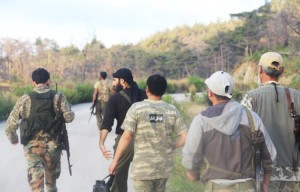 خلال معارك جبل التركمان في ريف اللاذقية الشمالي 13 آب 2015