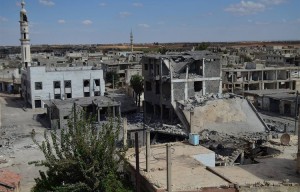 القصف الذي طال أحياء بلدة
تلبيسة بريف حمص الشمالي
