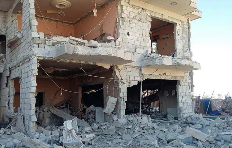 مشفى بغداد في حريتان بريف حلب - 1 أيلول 2015 (إنترنت)