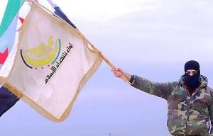 مقاتل من الجيش الحر في داريا - لواء شهداء الإسلام
