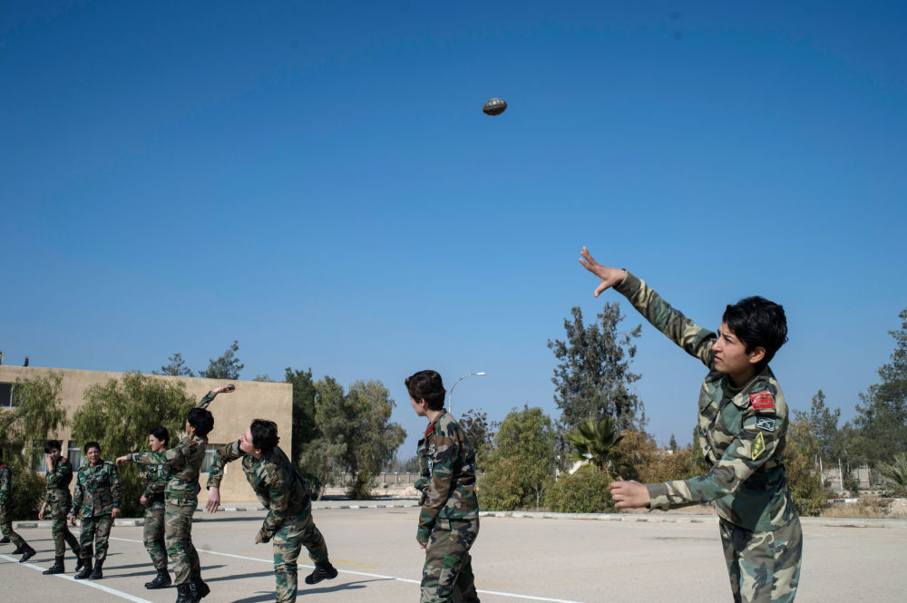 الأكاديمية العسكرية في دمشق- الثلاثاء 22 كانون الأول 2015 (وكالة سبوتنيك الروسية)