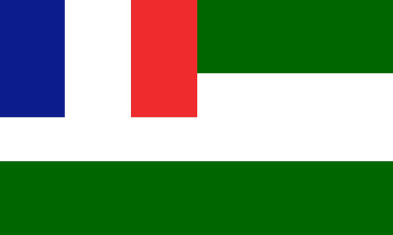 علم الدولة السورية في ظل الانتداب الفرنسي 1924- 1930).