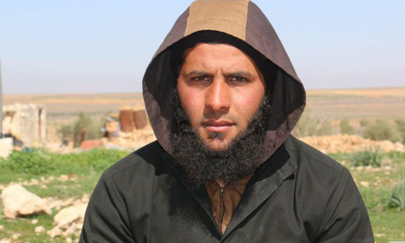 "أبو بكر الجسري" مقاتل من تنظيم "الدولة الإسلامية"،، فجر نفسه بعربة مفخخة في حقل الشاعر النفطي.