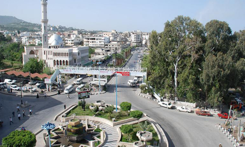 مدينة بانياس الساحلية في محافظة طرطوس.