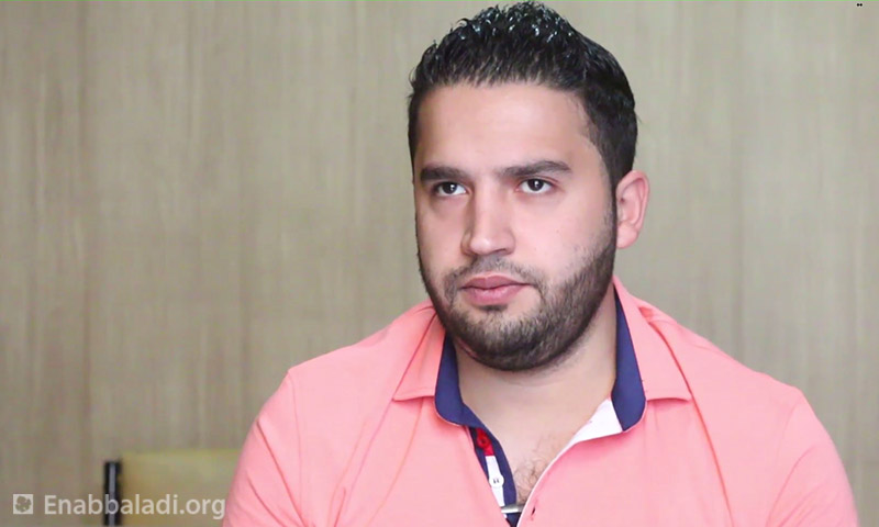 حسن قطان، مدير مركز حلب الإعلامي - (عنب بلدي)