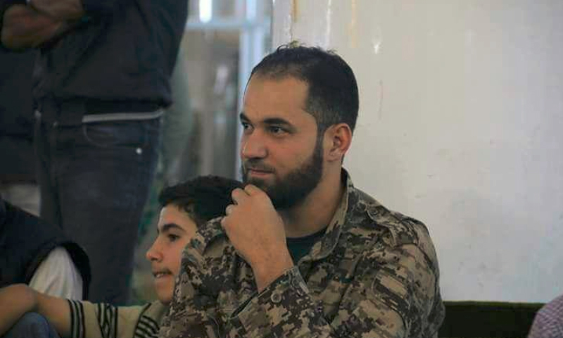 القائد في "جيش الإسلام" كاسم أبو محمد (صفحة شرعي الجيش أبو عبد الرحمن كعكة في فيس بوك)