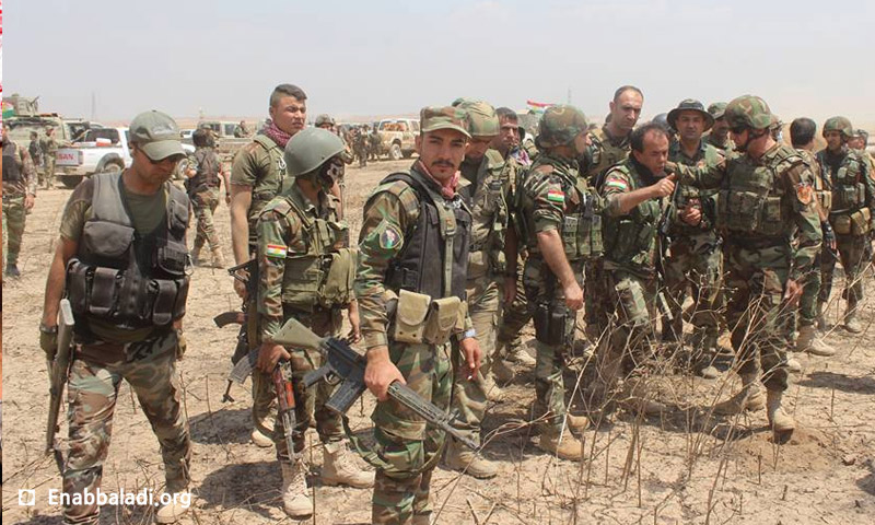 مقاتلون من "بيشمركة روج آفا" في كردستان العراق - أيار 2016 (عنب بلدي)
