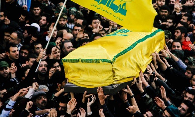 أرشيفية- تشييع أحد قياديي "حزب الله" اللبناني (إنترنت)
