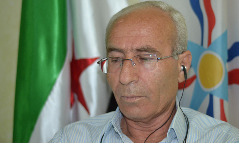 كبرئيل موشي كورية، مسؤول المكتب السياسي في المنظمة "الآثورية الديمقراطية" في سوريا