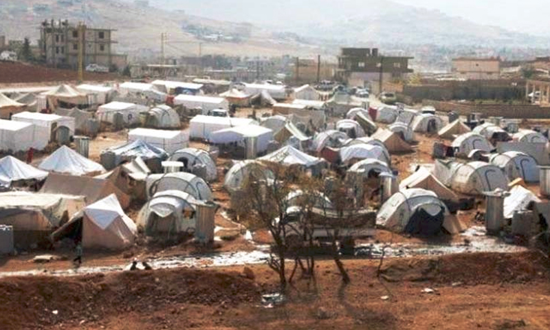 مخيمات اللاجئين السوريين في عرسال (إنترنت)