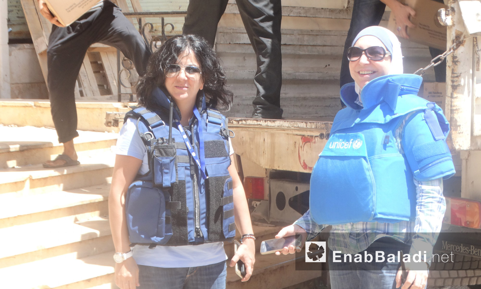 مساعدات غذائية تدخل حي الوعر في حمص - الاثنين 18 تموز (عنب بلدي)