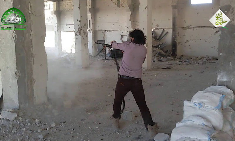 اشتباكات بين الجيش الحر وقوات الأسد في حي بني زيد- السبت 16 تموز (الجبهة الشامية)