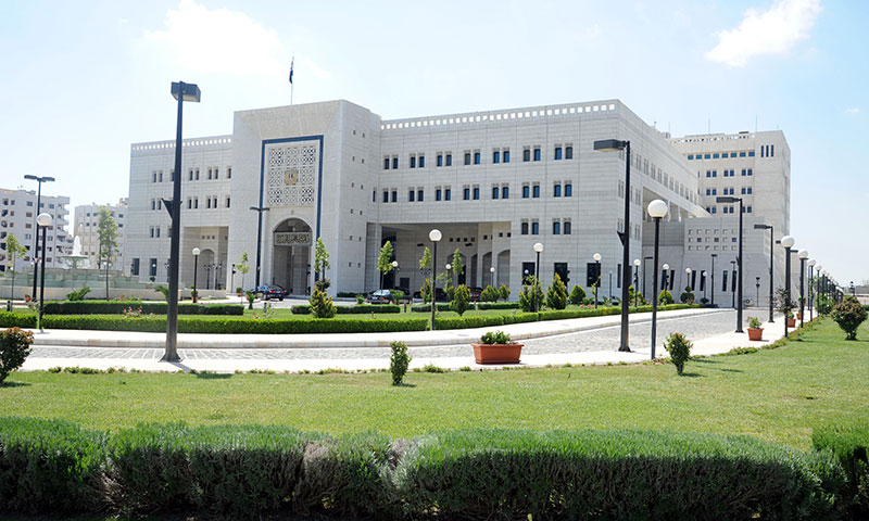 مبنى مجلس الوزراء السوري في حي كفرسوسة (إنترنت)