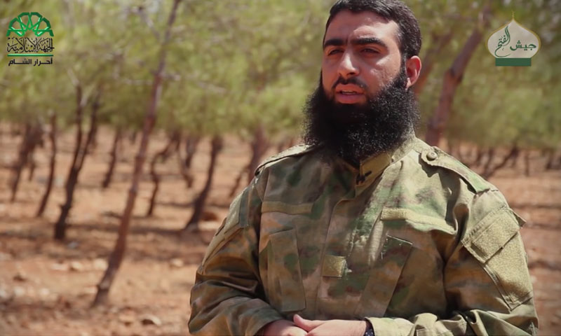 أبو يوسف المهاجر- المتحدث العسكري باسم حركة "أحرار الشام الإسلامية" (يوتيوب)