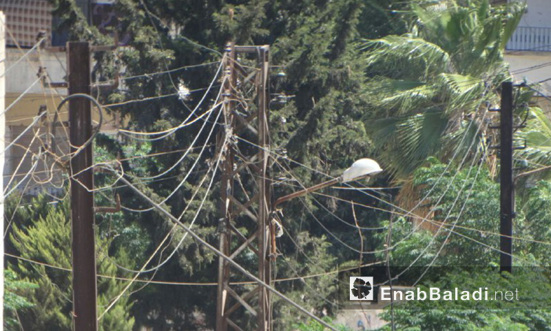 شبكة كهرباء في حمص، حي الوعر (عنب بلدي)