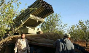 استهداف مطار حماة العسكري بصواريخ 