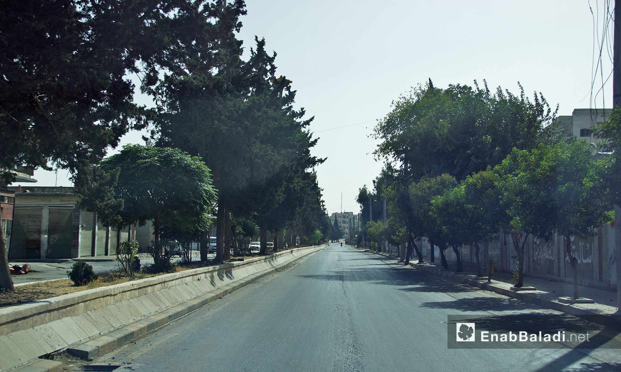 أحد شوارع إدلب المدينة - 14 تشرين الأول 2016 (عنب بلدي)