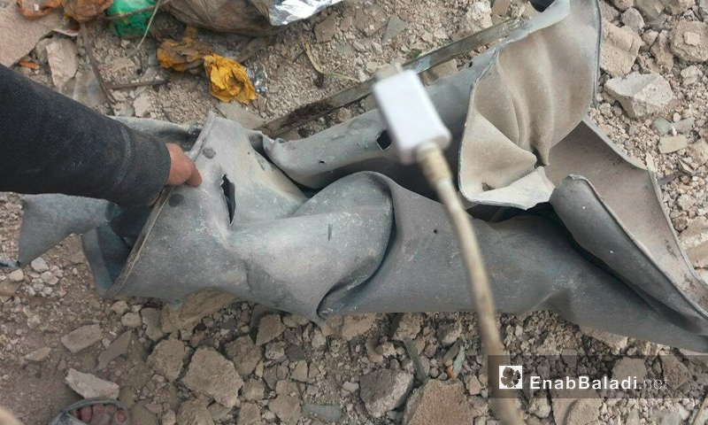 آثار القصف على أحياء مدينة دوما في الغوطة الشرقية - 18 تشرين الثاني (عنب بلدي)