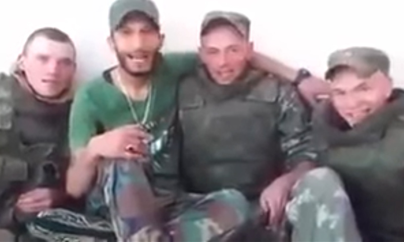 جنود روس في سوريا - 28 تشرين الثاني 2016 (يوتيوب)