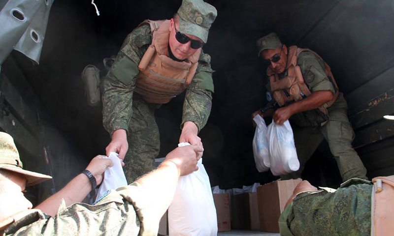 توزيع مساعدات على عوائل قتلى الأسد في طرطوس- الاثنين 14 تشرين الثاني (سانا)