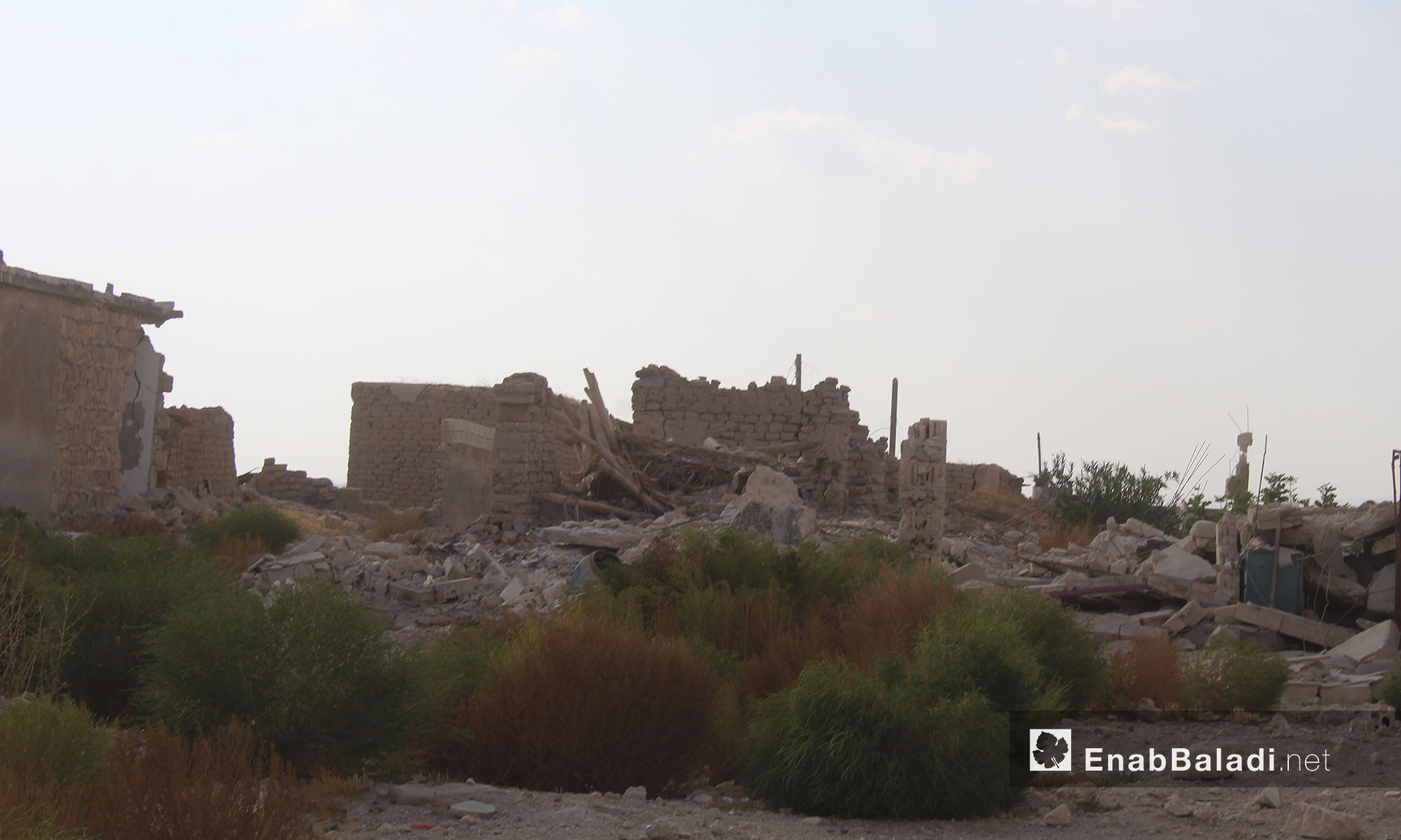 آثار الدمار الذي لحق بقرية الطوقلي في ريف حلب الشمالي - 11 كانون الأول 2016 (عنب بلدي)