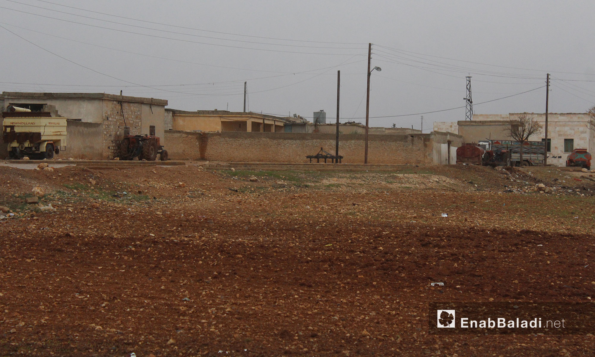  قرية الزيادية بريف حلب الشمالي بعد هطول الأمطار - 14 كانون الأول 2016 (عنب بلدي)