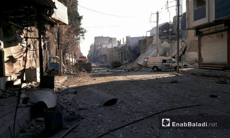 القصف على مدينة دوما في الغوطة الشرقية - 29 كانون الأول 2016 (عنب بلدي)