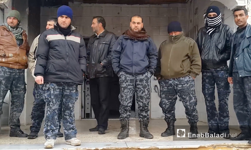 عناصر الشرطة الحرة في درعا - كانون الأول 2016 (عنب بلدي)