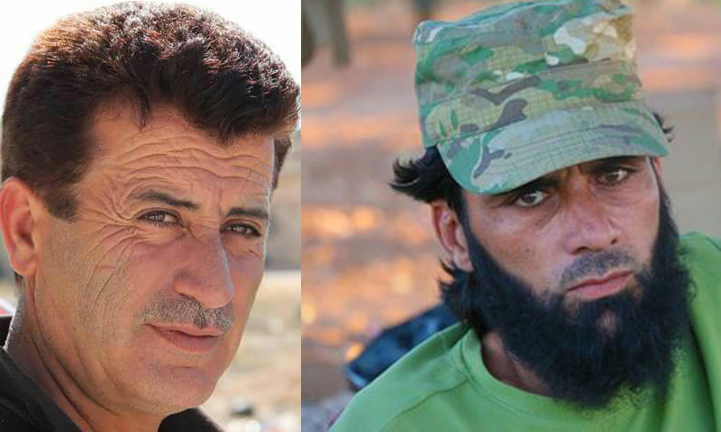 القياديين في جيش إدلب الحر أحمد علي الخطيب و يونس إبراهيم الزريق_(انترنت)