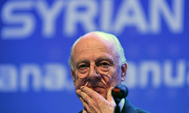 المبعوث الأممي إلى سوريا ستيفان دي ميستورا_(AFP)