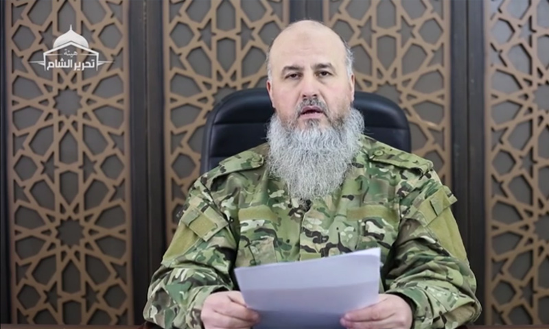قائد هيئة تحرير الشام هاشم الشيخ أبو جابر (يوتيوب)