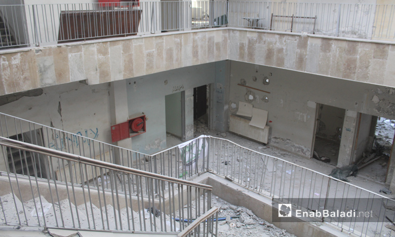 بناء سجن تنظيم "الدولة" في مدينة الباب - 27 شباط 2017 (عنب بلدي)