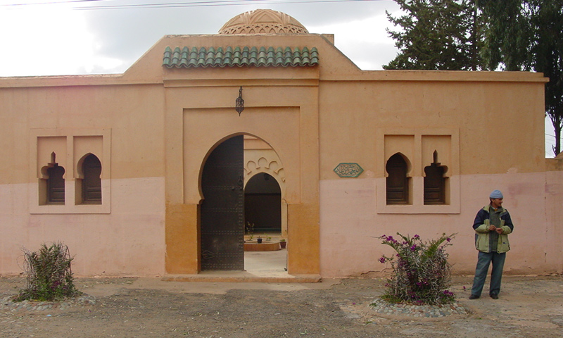ضريح المعتمد بن عباد في أغمات، المغرب (ويكيبيديا)