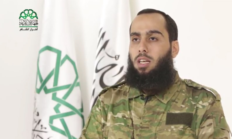 القائد العام لـ"حركة أحرار الشام الإسلامية"، علي العمر - 17 آذار 2017 (يوتيوب)
