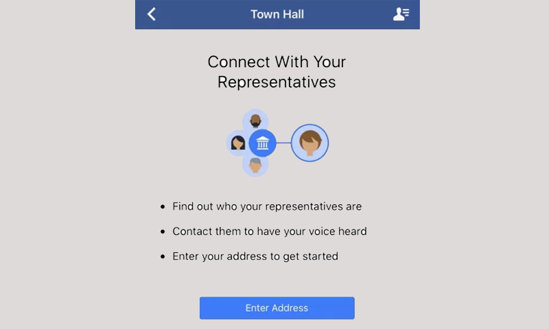 فيس بوك تطلق ميزة "town hall" لإيجاد حسابات المسؤولين - (ذا فيرج)