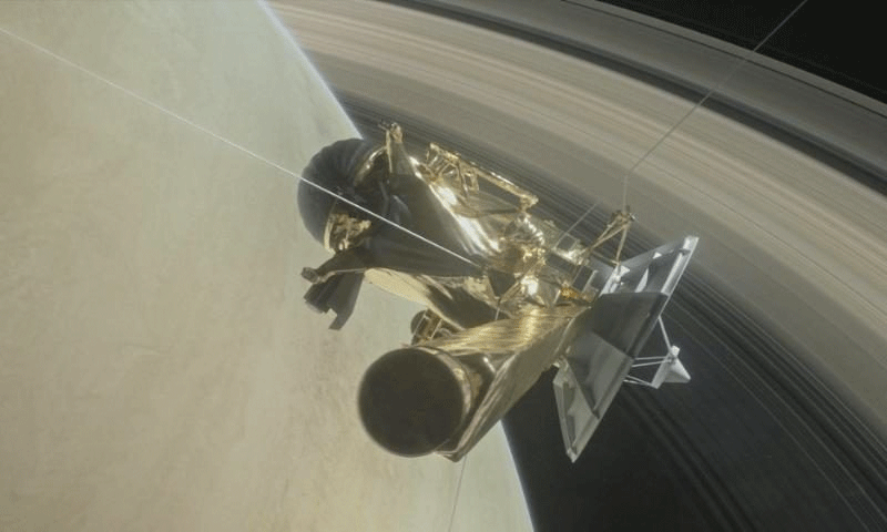 مركبة غاسيني- هويكنز الفضائية- أول مركبة تصل إلى سطح كوكب زحل- 26 نيسان (ناسا)