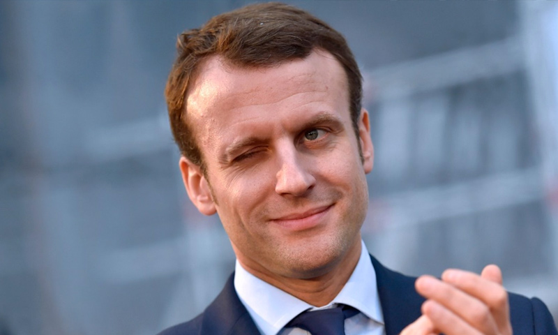 إيمانويل ماكرون، مرشح الرئاسة الفرنسية، عن حركة "إلى الأمام" (إنترنت)
