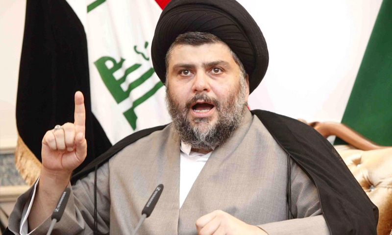 زعيم التيار الصدري في العراق مقتدى الصدر (إنترنت)