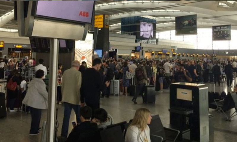 انهيار نظام تكنولوجيا المعلومات في الخطوط الجوية البريطانية (BBC)