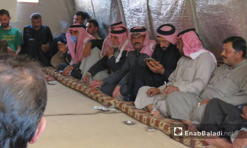 اجتماع قبيلة "بني خالد" في ريف حماة الشمالي- الأربعاء 24 أيار (عنب بلدي)