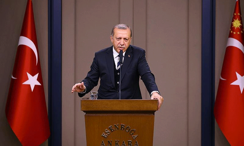 الرئيس التركي رجب طيب اردوغان (الأناضول)