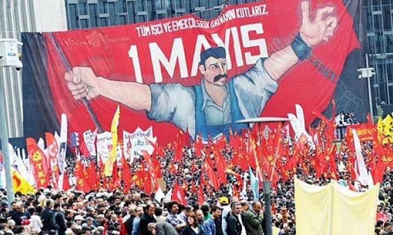 احتفال بعيد العمال في تركيا (انترنت)
