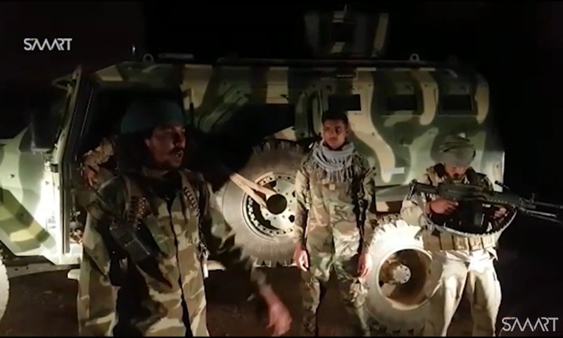 عناصر من "جيش مغاوير الثورة" في ريف حمص الشرقي- الأحد 14 أيار (سمارت)