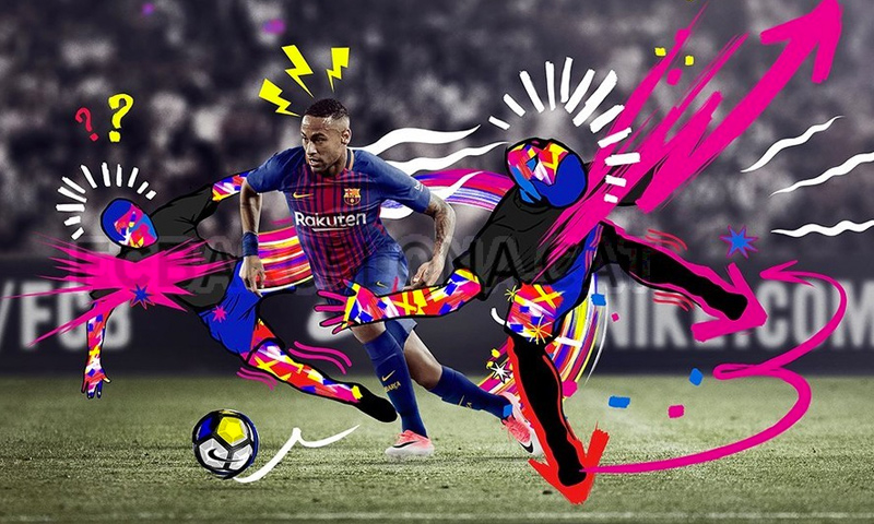 لاعب برشلونة نيمار باللباس الجديد (موقع برشلونة)