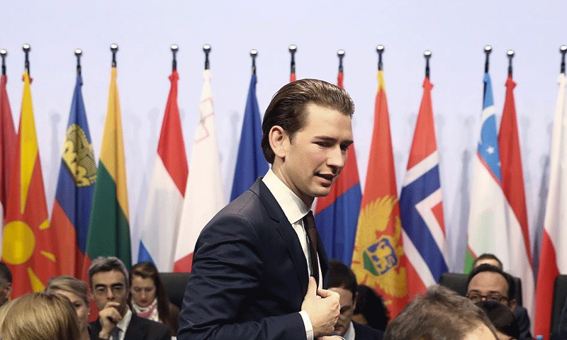 سباستيان كروز، وزير خاريجية النمسا (RP)