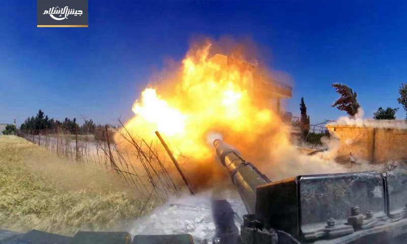 معارك "جيش الإسلام" ضد قوات الأسد على جبهة الريحان في الغوطة - 29 أيار 2017 (جيش الإسلام)