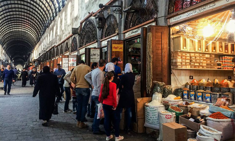 سوق مدحت باشا في دمشق (عدسة شاب دمشقي)