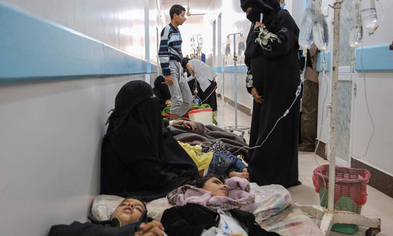 الكوليرا يتفشى في معظم المدن اليمنية (يونيسيف)